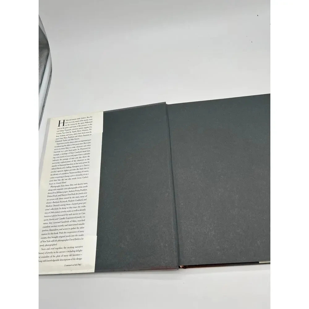Hollywood Jewels Movies Jewelry Stars 1992 Hardcover  Vintage Jewelry Book